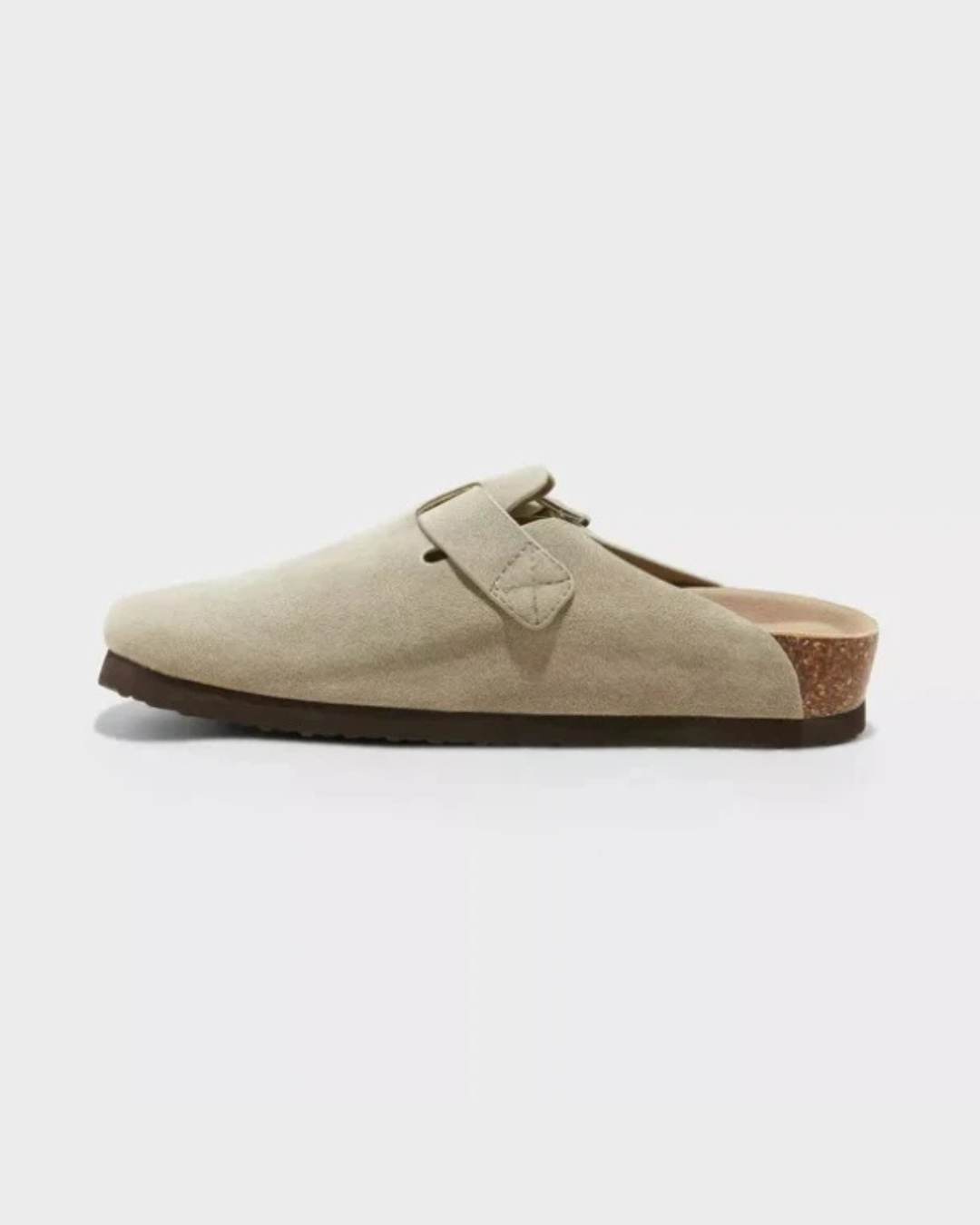 ZUECOS DE GAMUZA - BEIGE