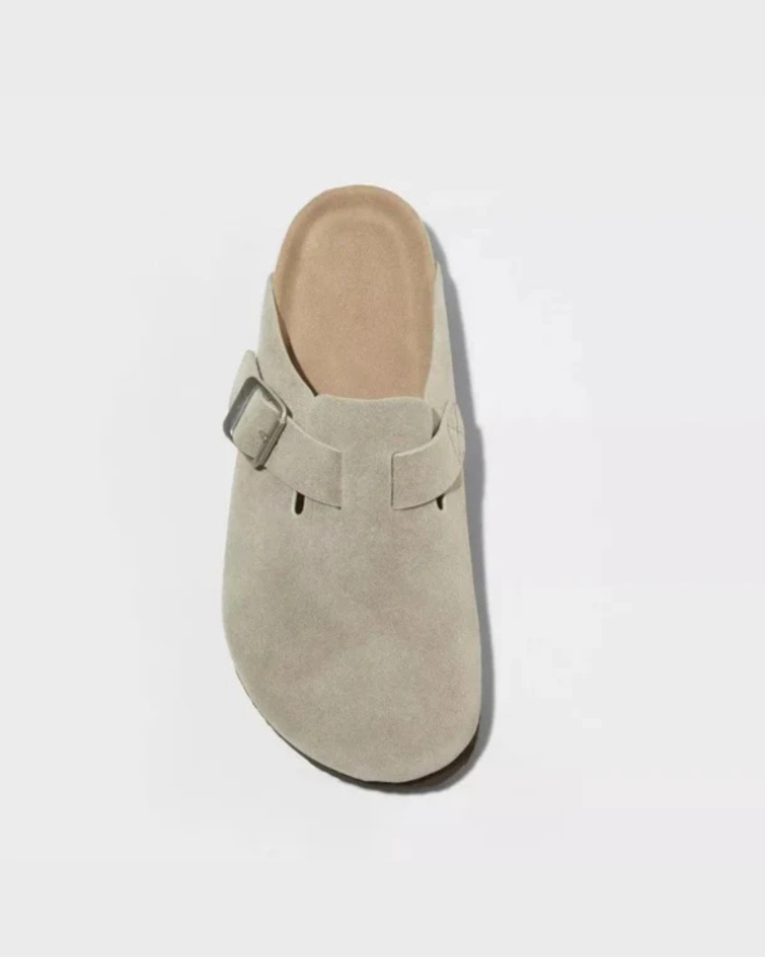 ZUECOS DE GAMUZA - BEIGE