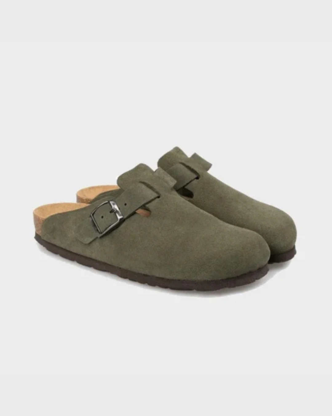 ZUECOS DE GAMUZA - VERDE