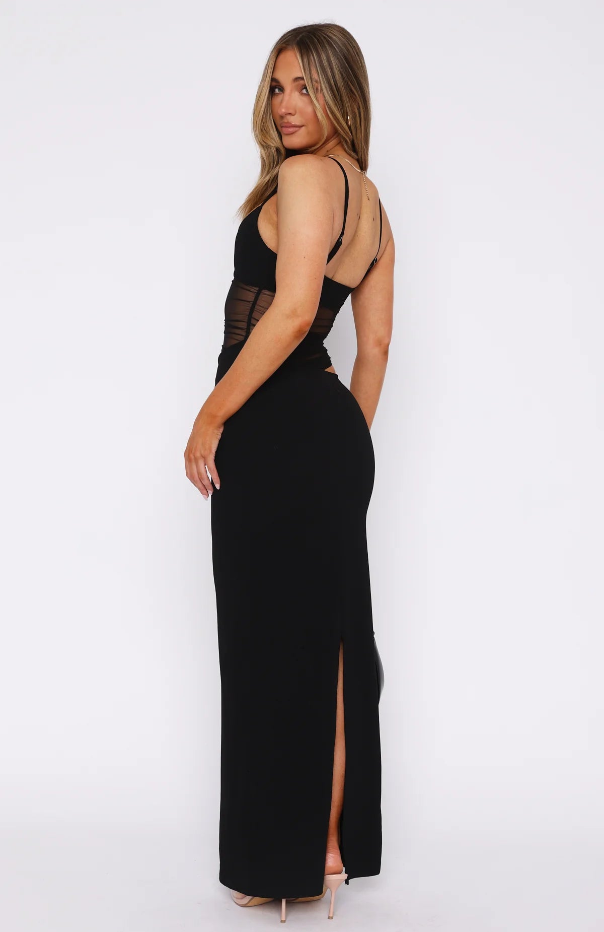 KELLY MAXI VESTIDO - NEGRO