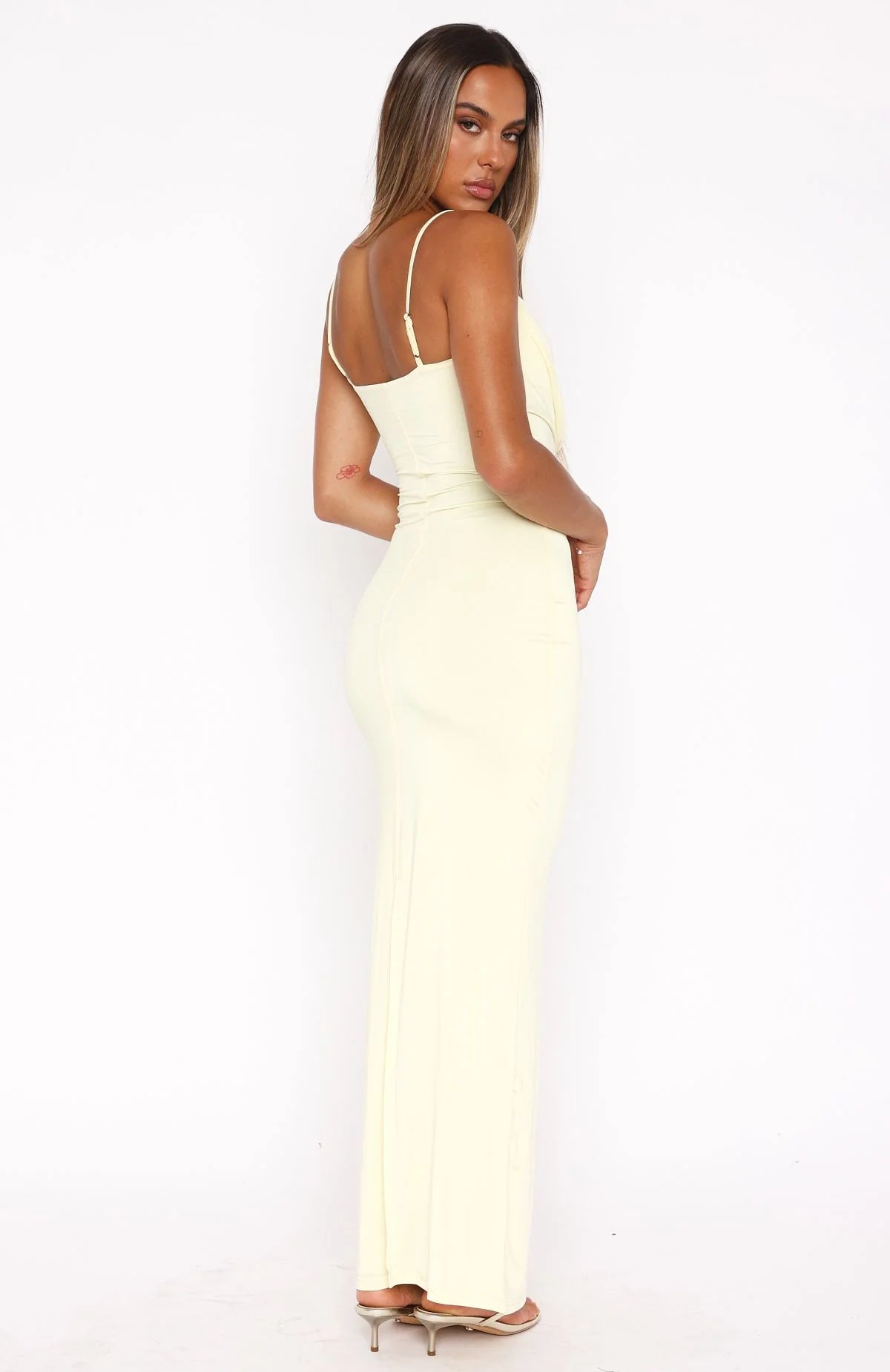 MONACO MAXI VESTIDO - AMARILLO