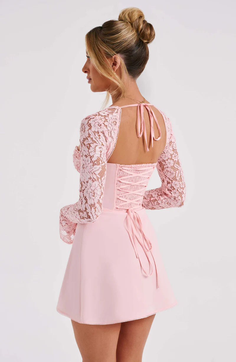 ROSIE MINI VESTIDO - ROSA