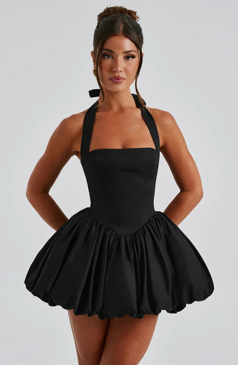 GISELLE MINI VESTIDO - NEGRO