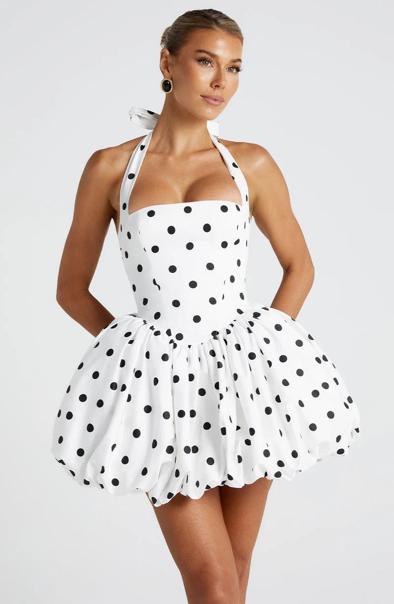GISELLE MINI VESTIDO - LUNARES