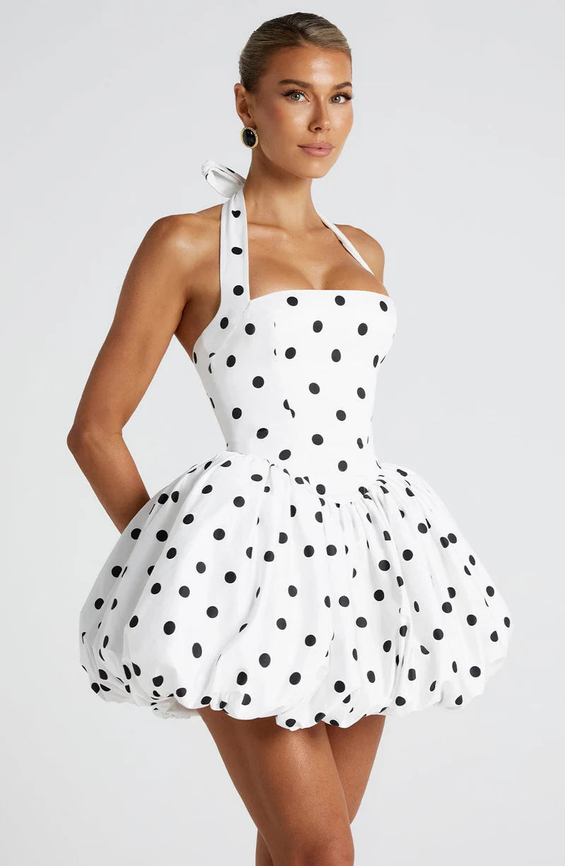 GISELLE MINI VESTIDO - LUNARES