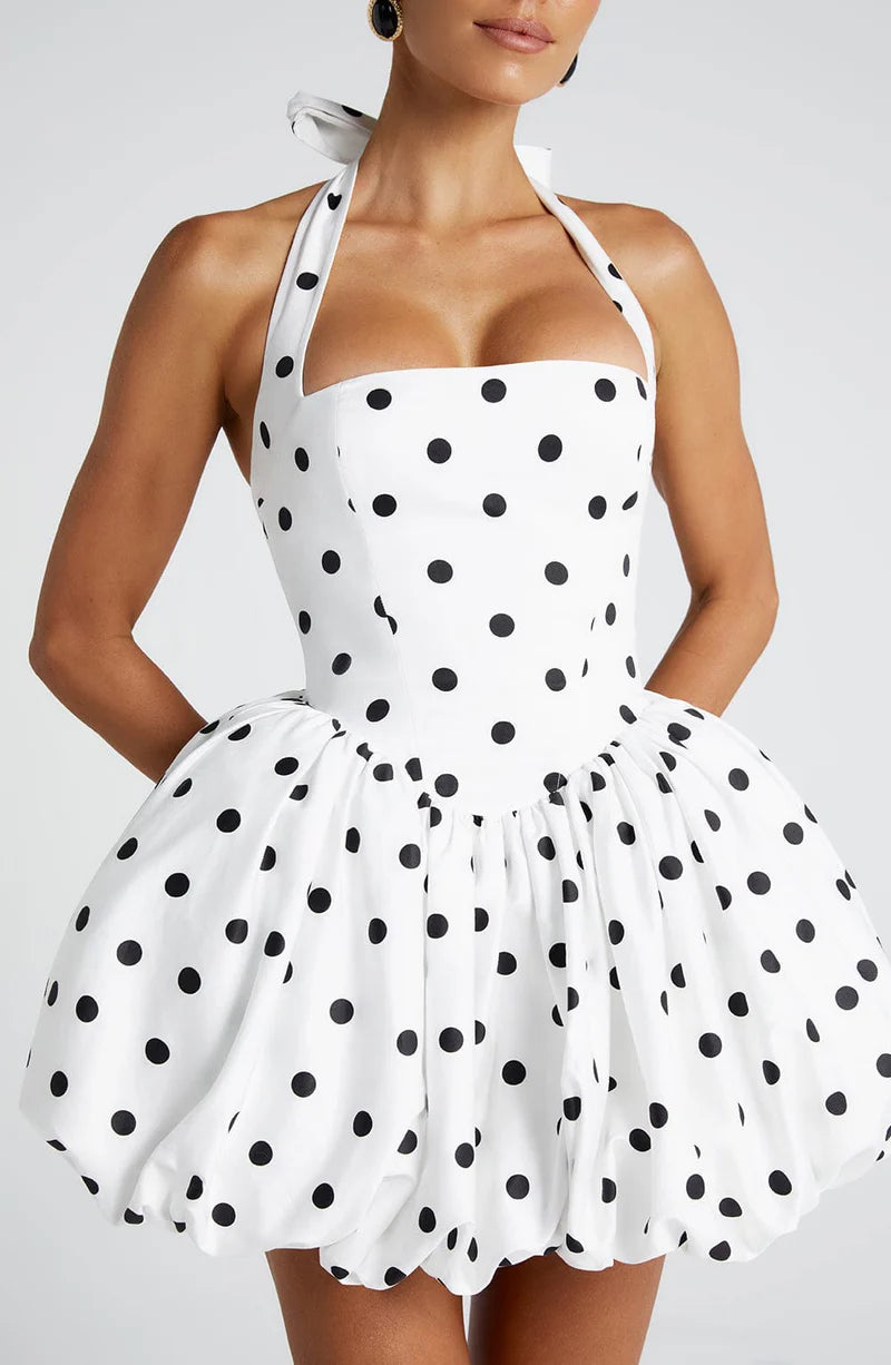 GISELLE MINI VESTIDO - LUNARES