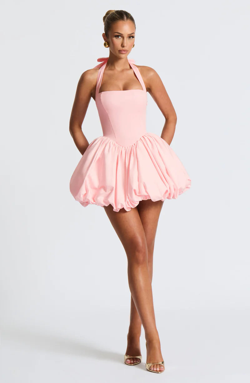 GISELLE MINI VESTIDO - ROSA