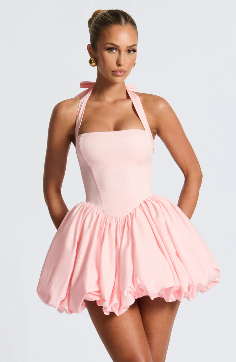 GISELLE MINI VESTIDO - ROSA