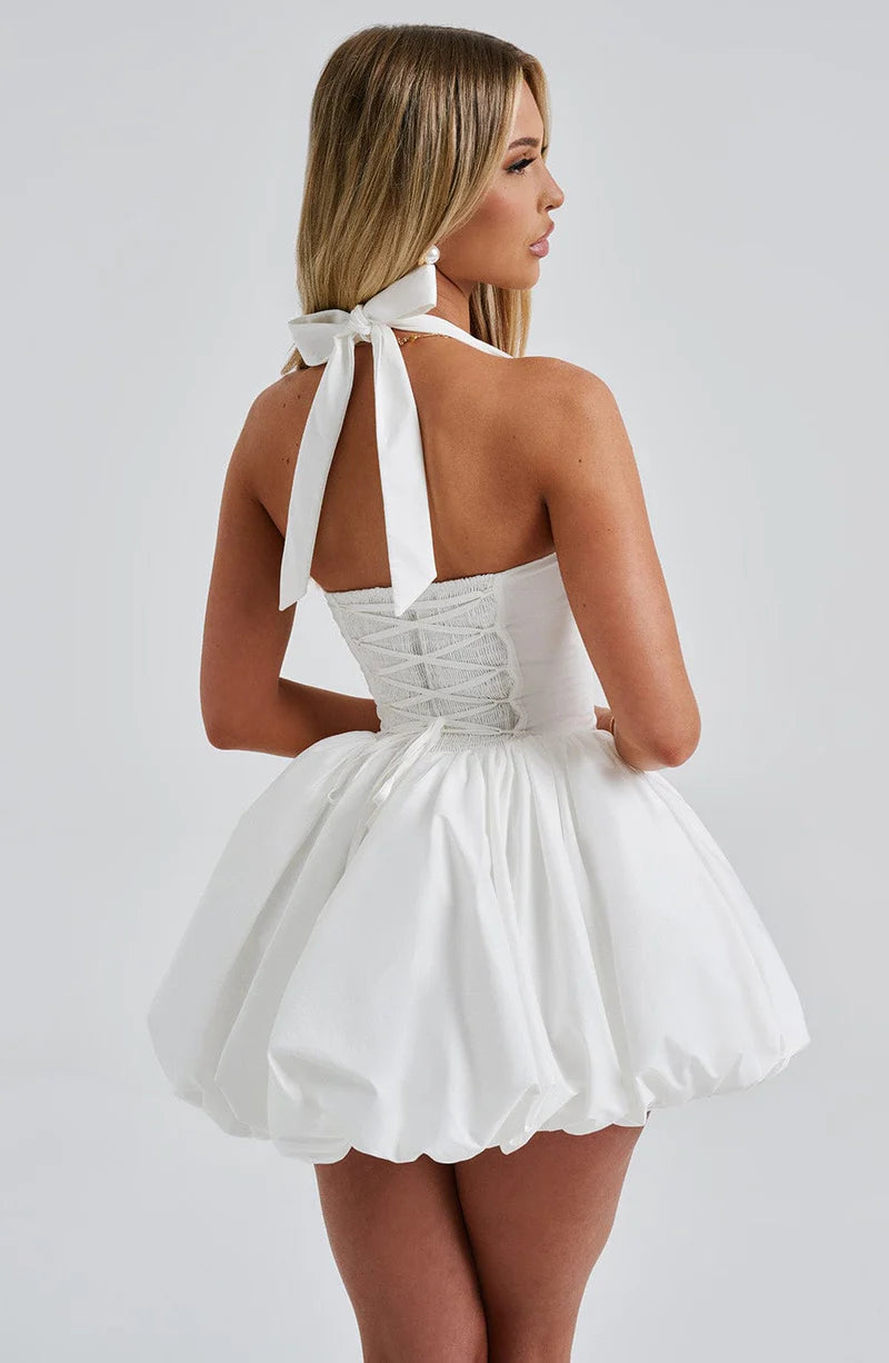 GISELLE MINI VESTIDO - BLANCO