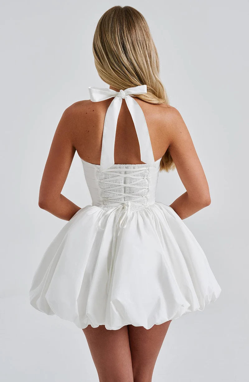 GISELLE MINI VESTIDO - BLANCO