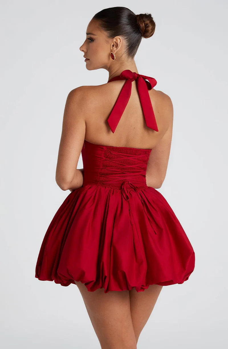 GISELLE MINI VESTIDO - ROJO