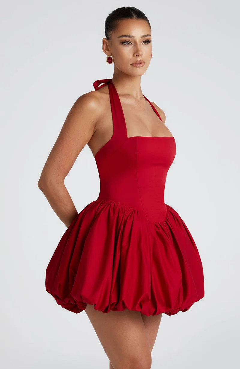 GISELLE MINI VESTIDO - ROJO
