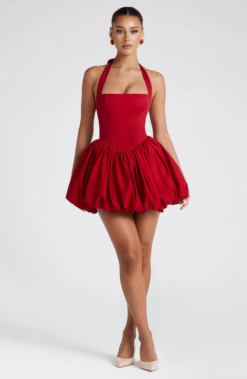 GISELLE MINI VESTIDO - ROJO