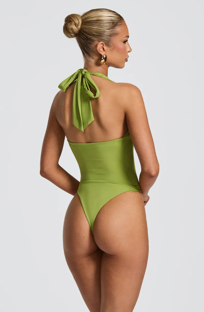 TYRA MAXI VESTIDO SET - VERDE