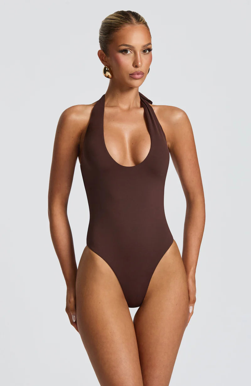 TYRA MAXI VESTIDO SET - MARRÓN