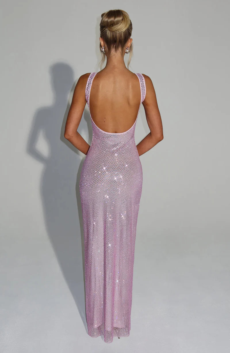 BELLA MAXI VESTIDO - ROSA