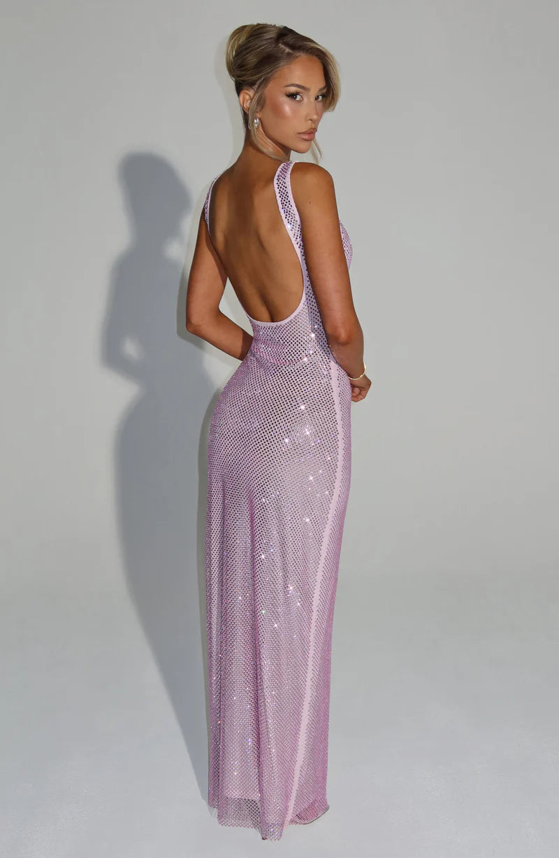 BELLA MAXI VESTIDO - ROSA