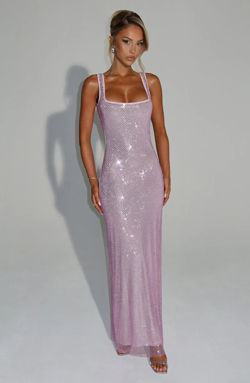 BELLA MAXI VESTIDO - ROSA