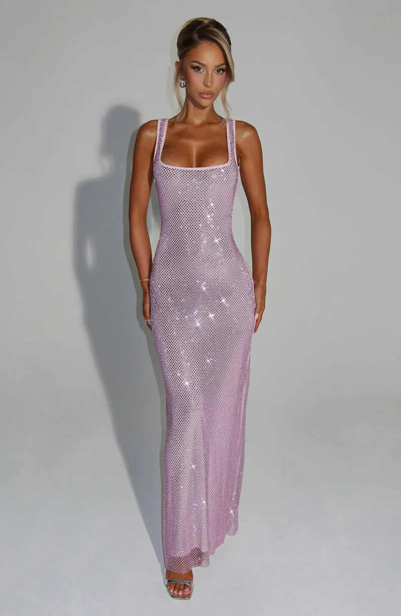 BELLA MAXI VESTIDO - ROSA