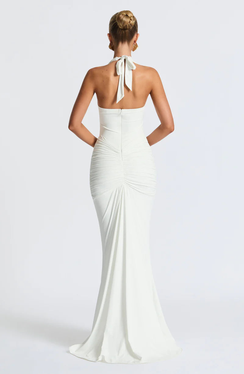 MARIE MAXI VESTIDO - BLANCO